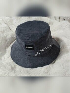 NWOT DHaRCO Corduroy Bucket Hat in Storm